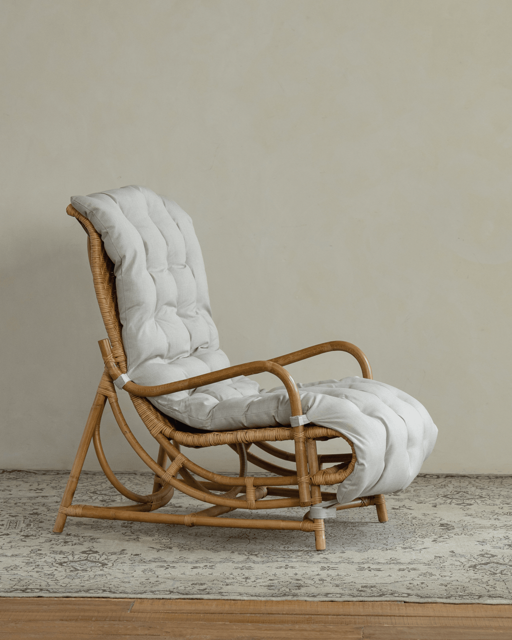 Chaise longue en rotin Nalgae