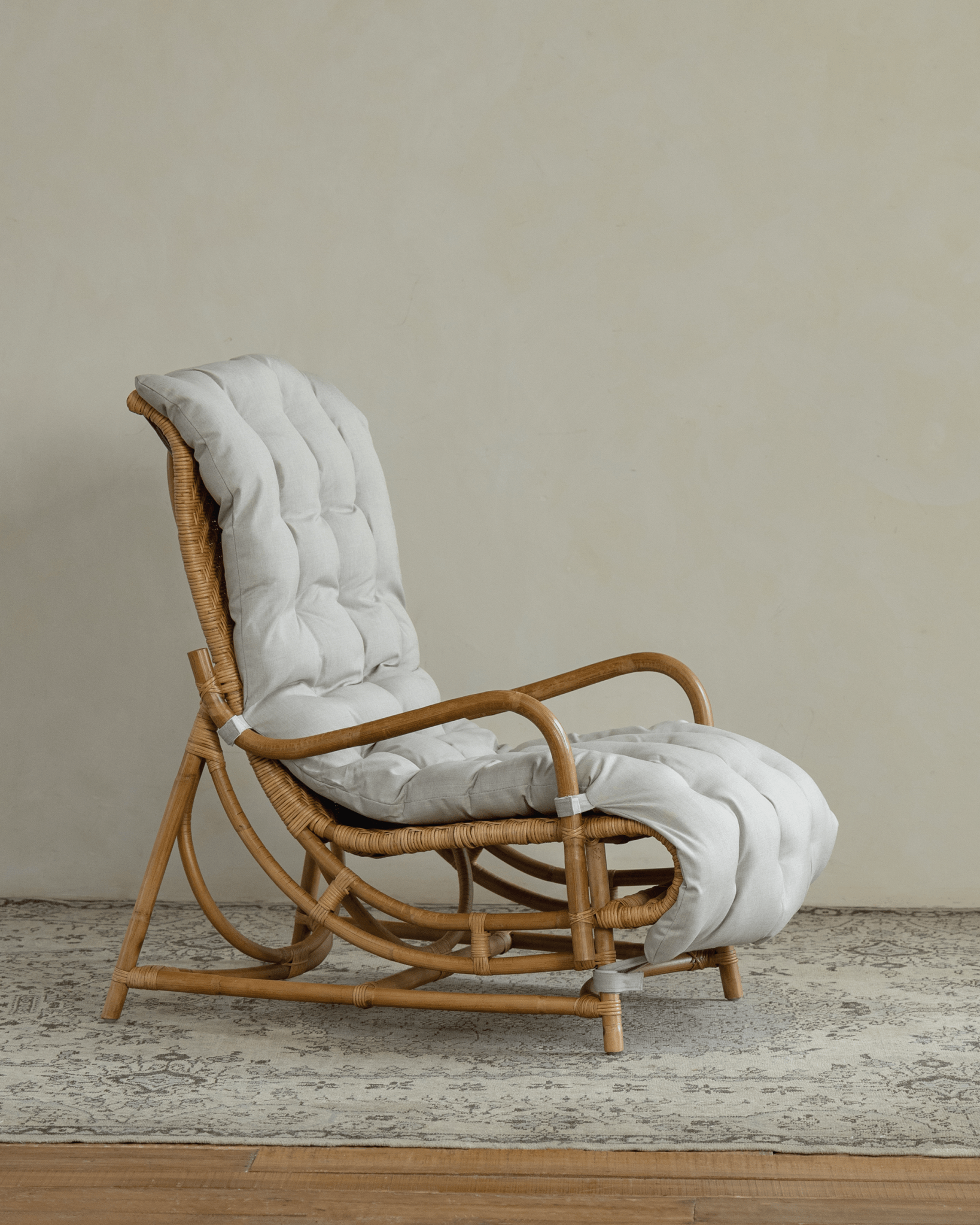 Chaise longue en rotin Nalgae