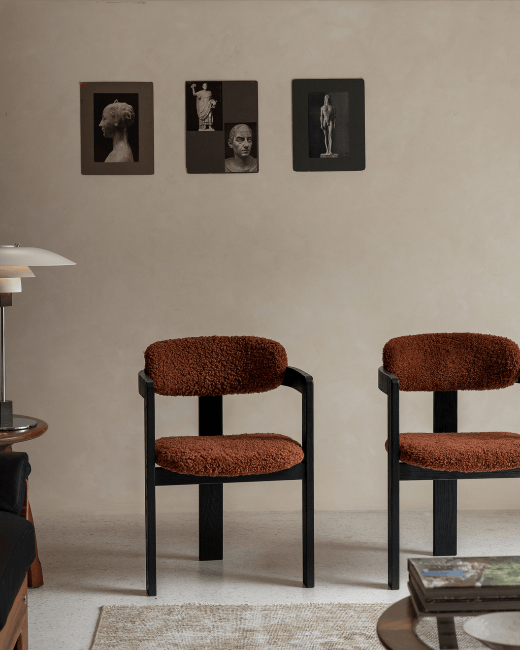 Chaise en peau de mouton Pamplona