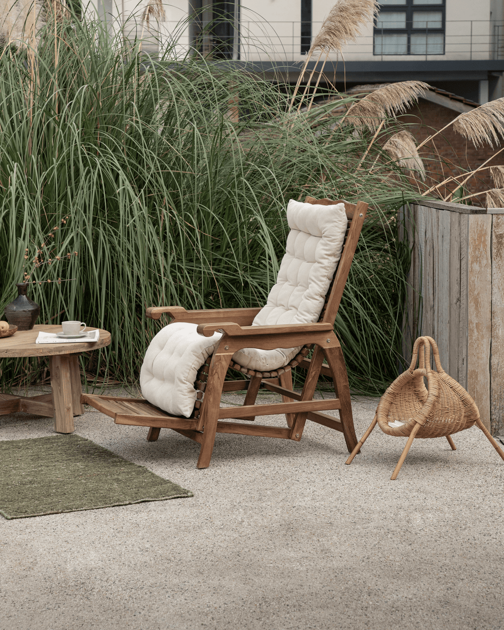 Chaise à roulettes