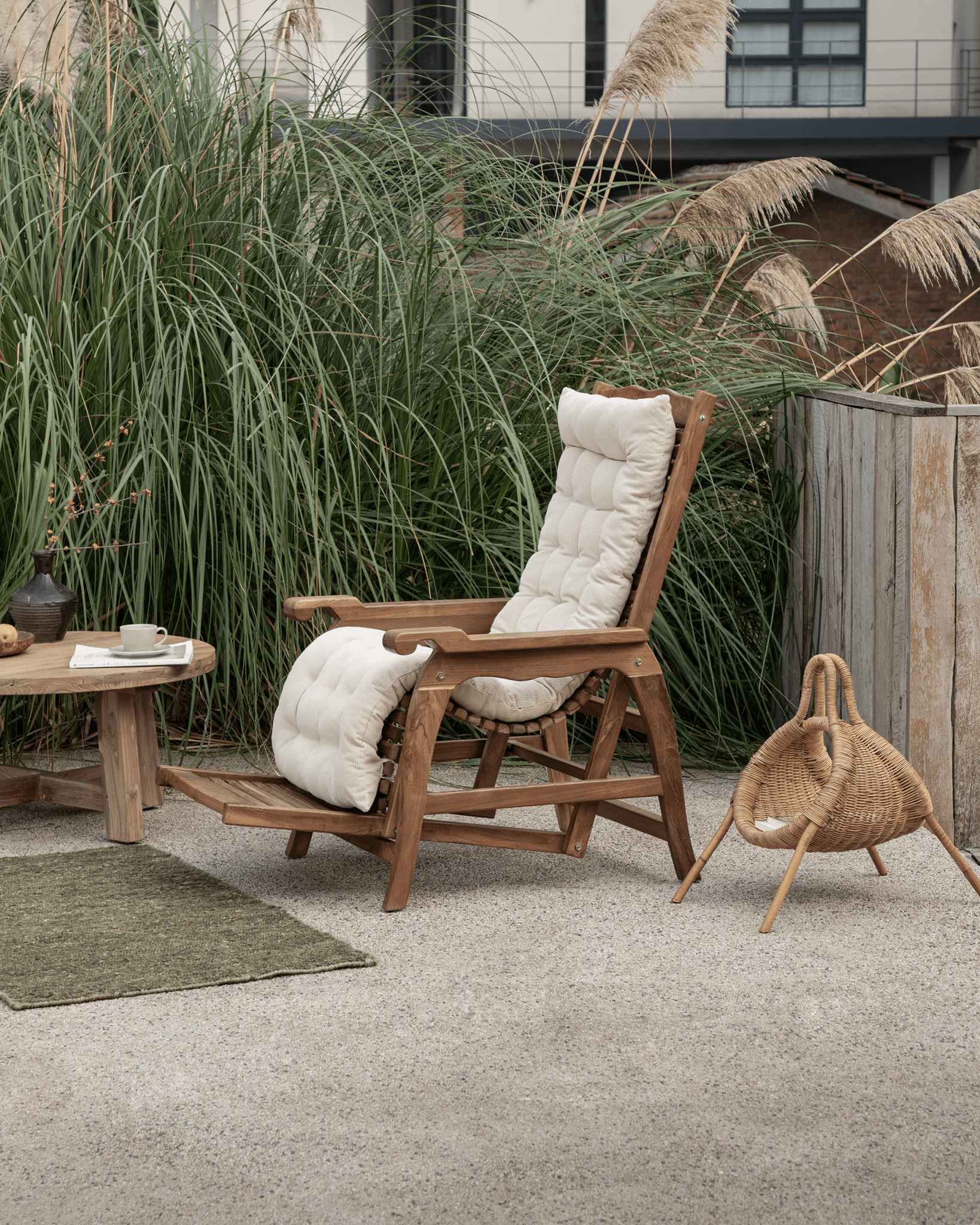 Chaise à roulettes