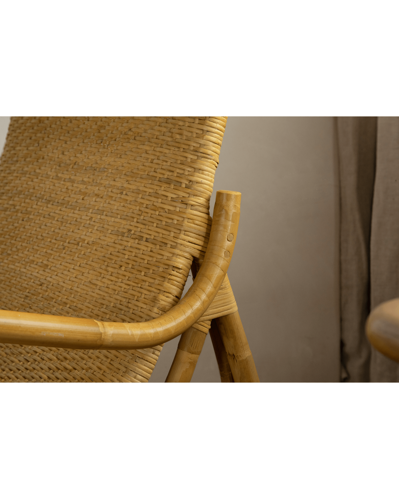 Chaise longue en rotin Nalgae