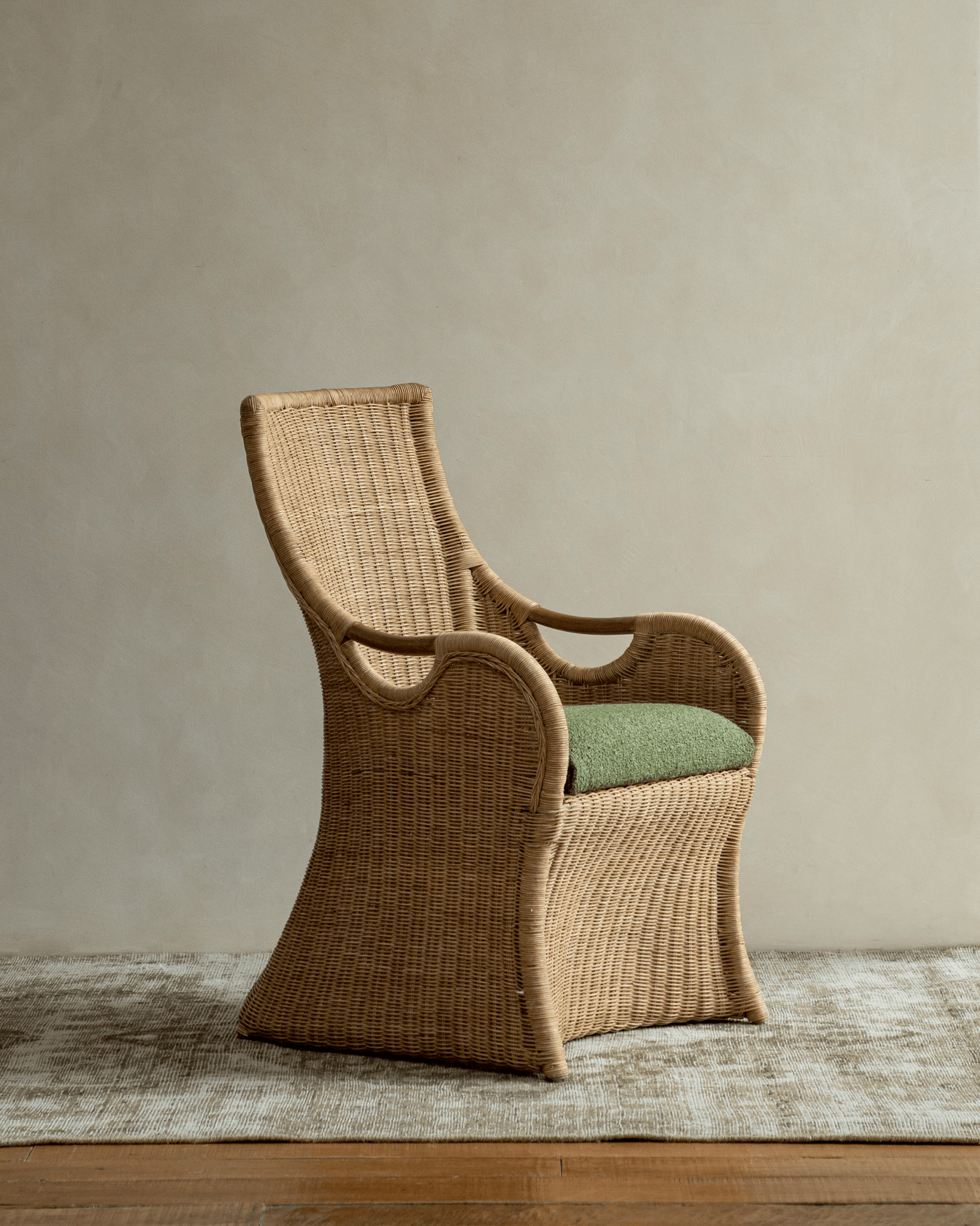 Chaise en rotin Ballerin