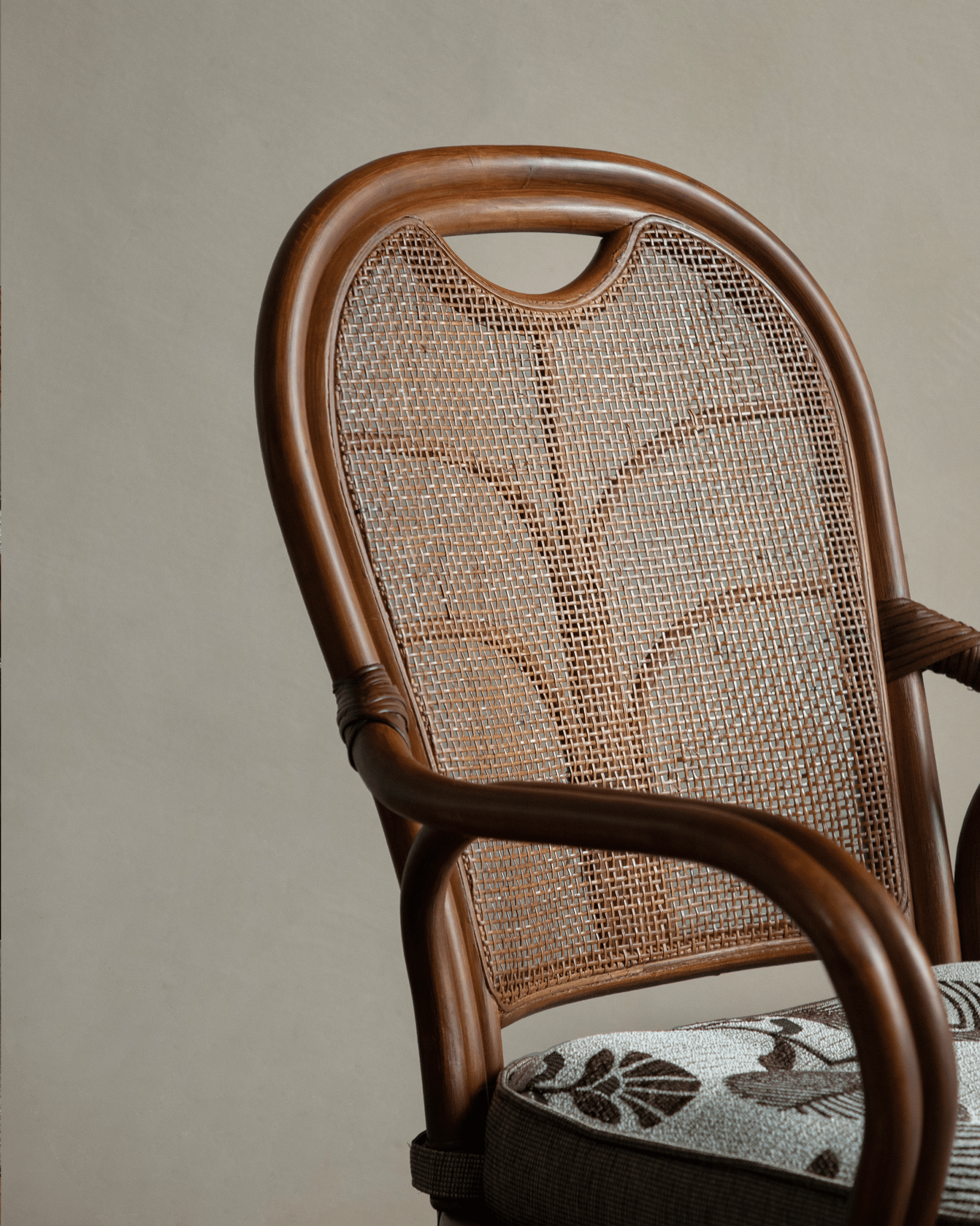 Chaise pivotante en rotin Ray Mini