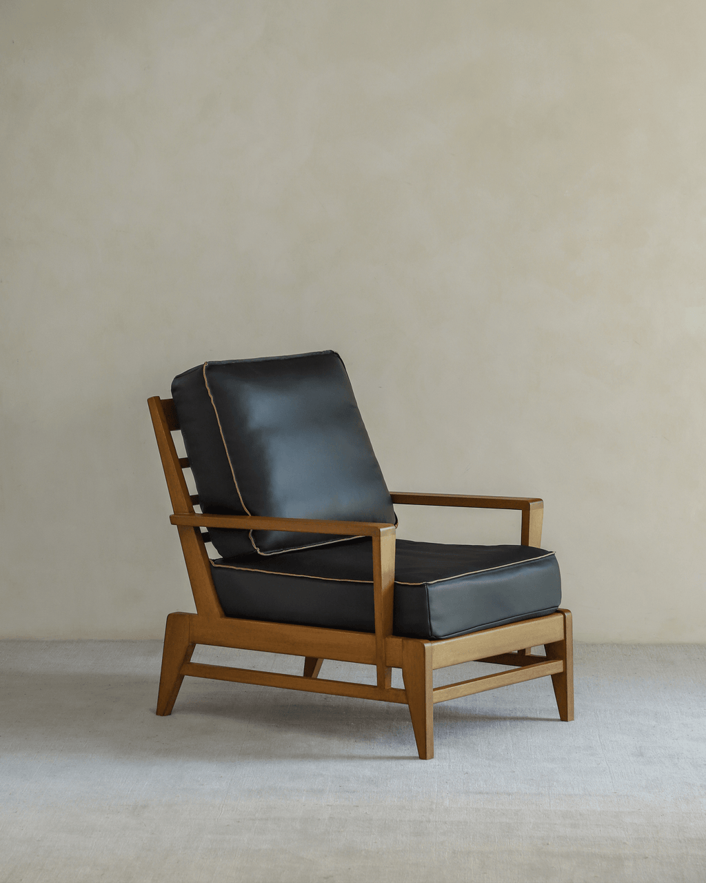 Fauteuil de salon en cuir René