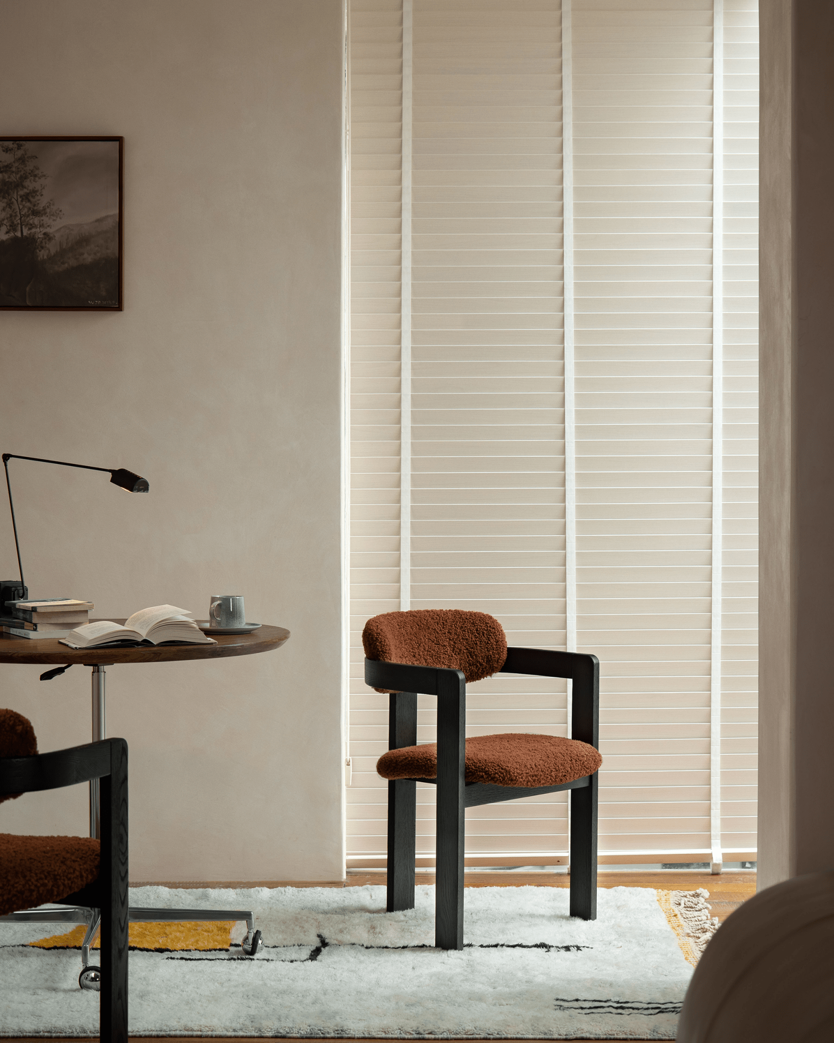 Chaise en peau de mouton Pamplona