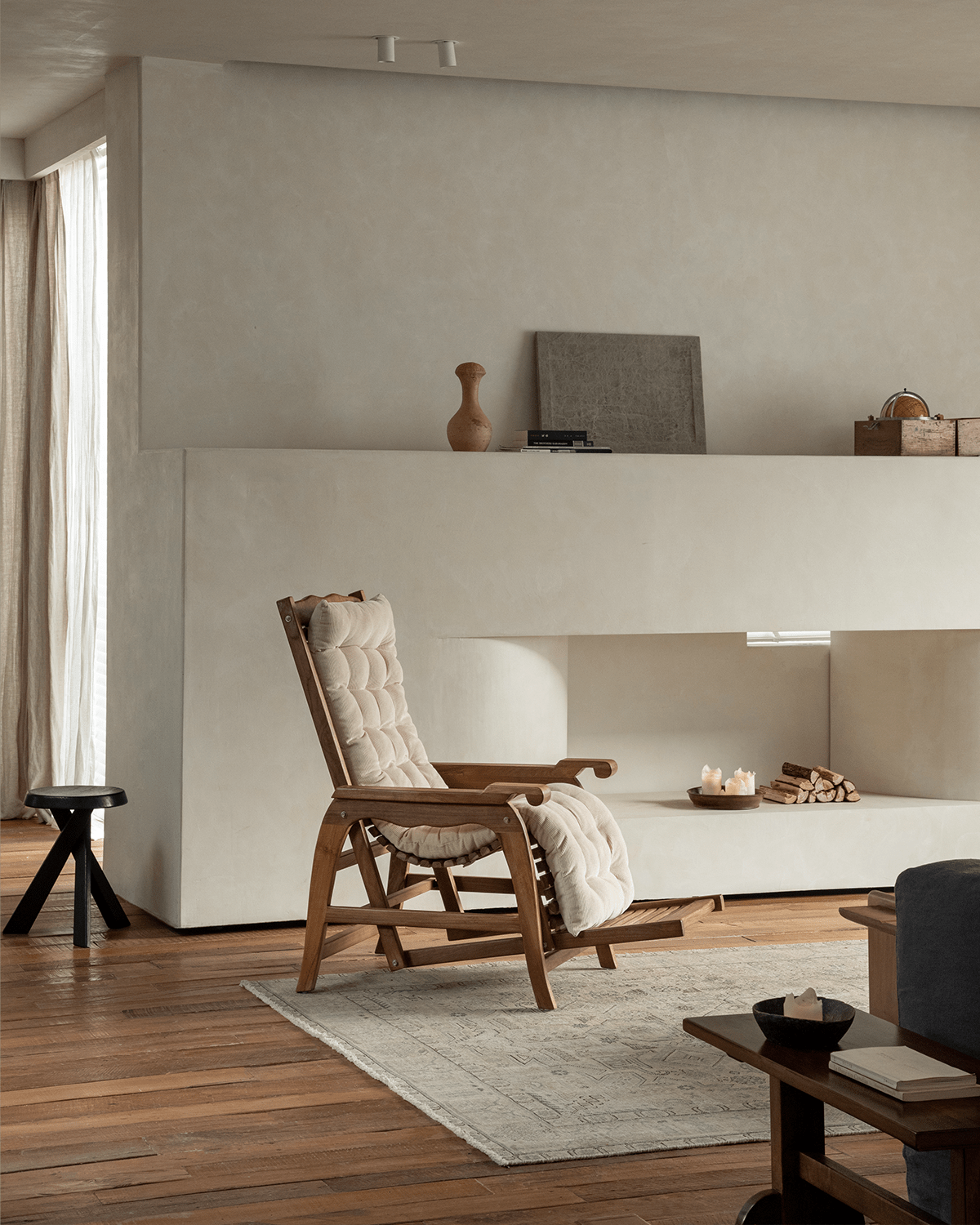 Chaise à roulettes