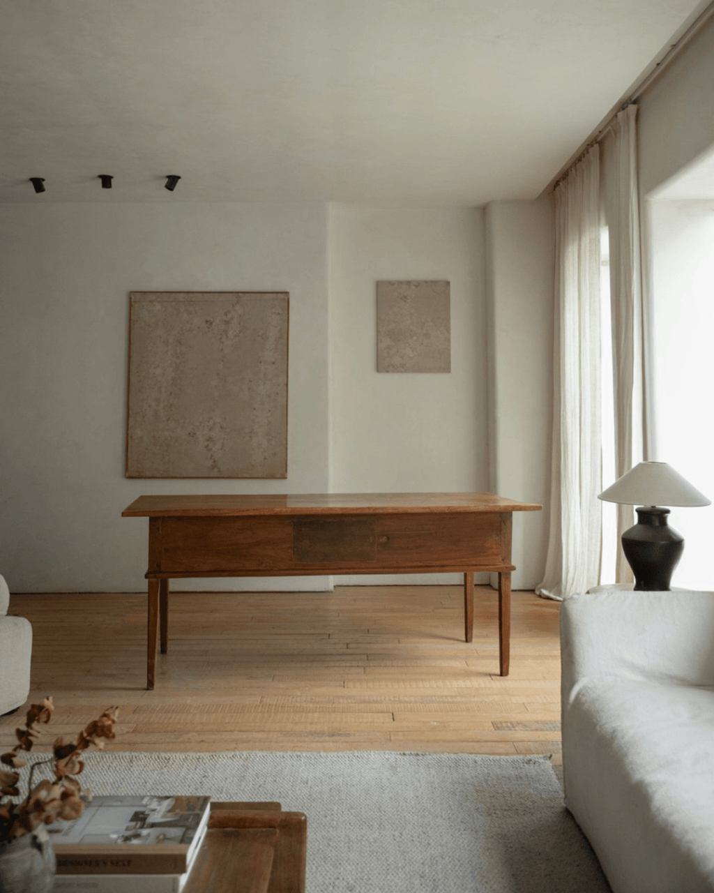 Tables indonésiennes vintage en bois de teck