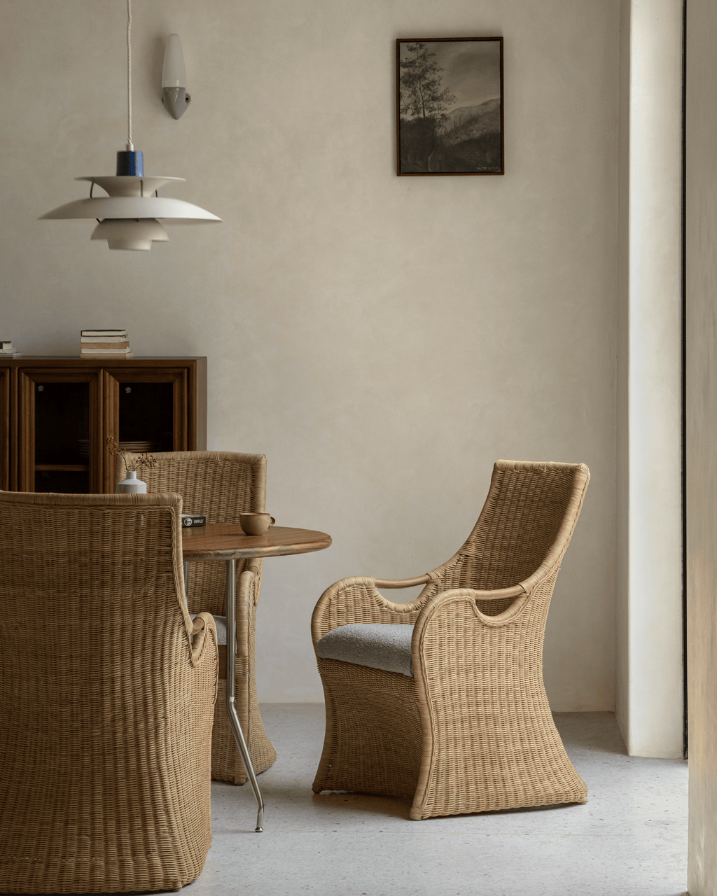 Chaise en rotin Ballerin