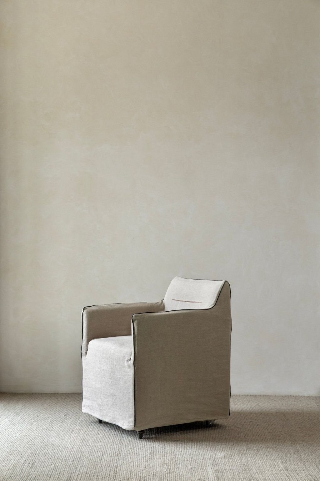 Housse de chaise en lin Ducy