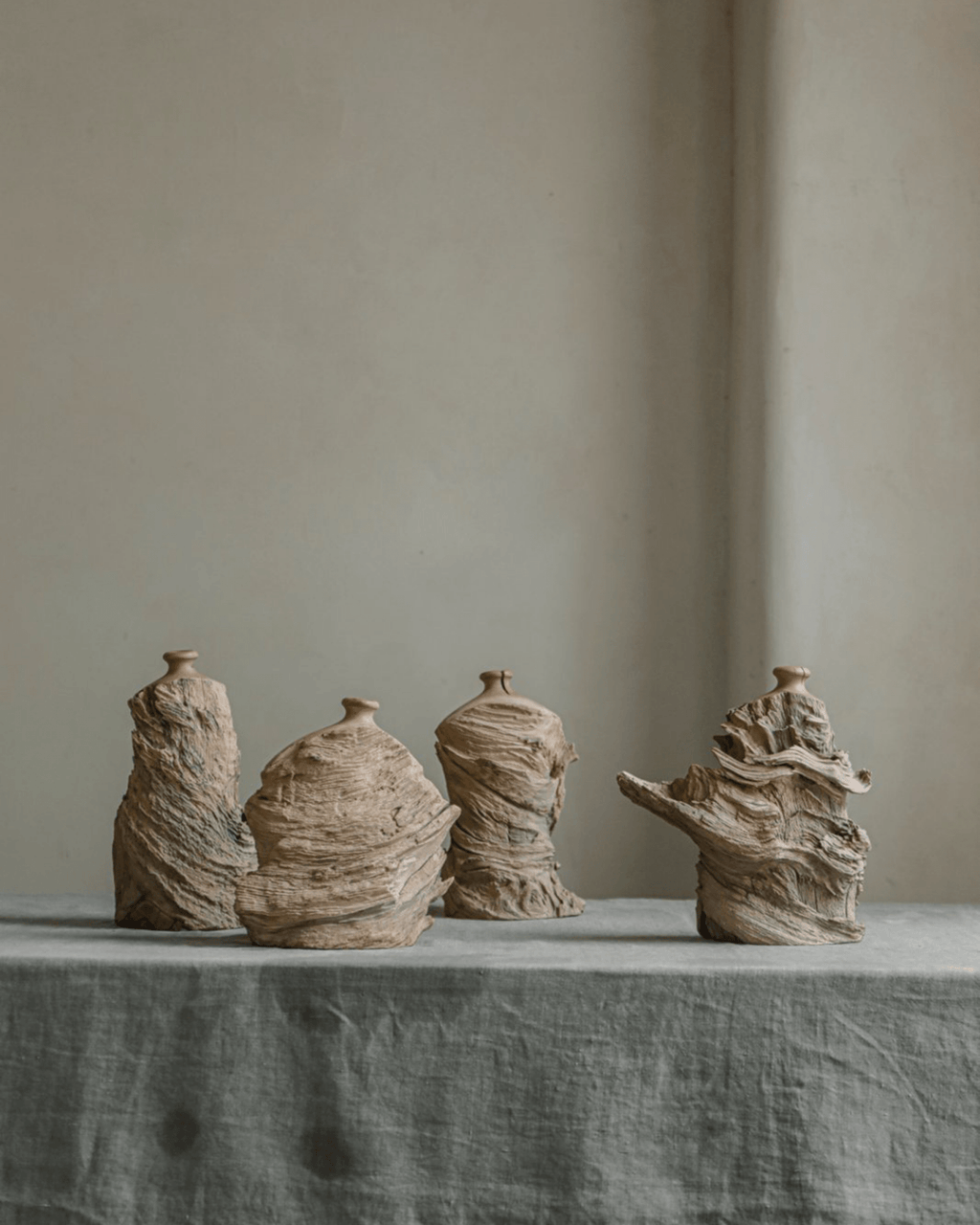 Vase ondulé
