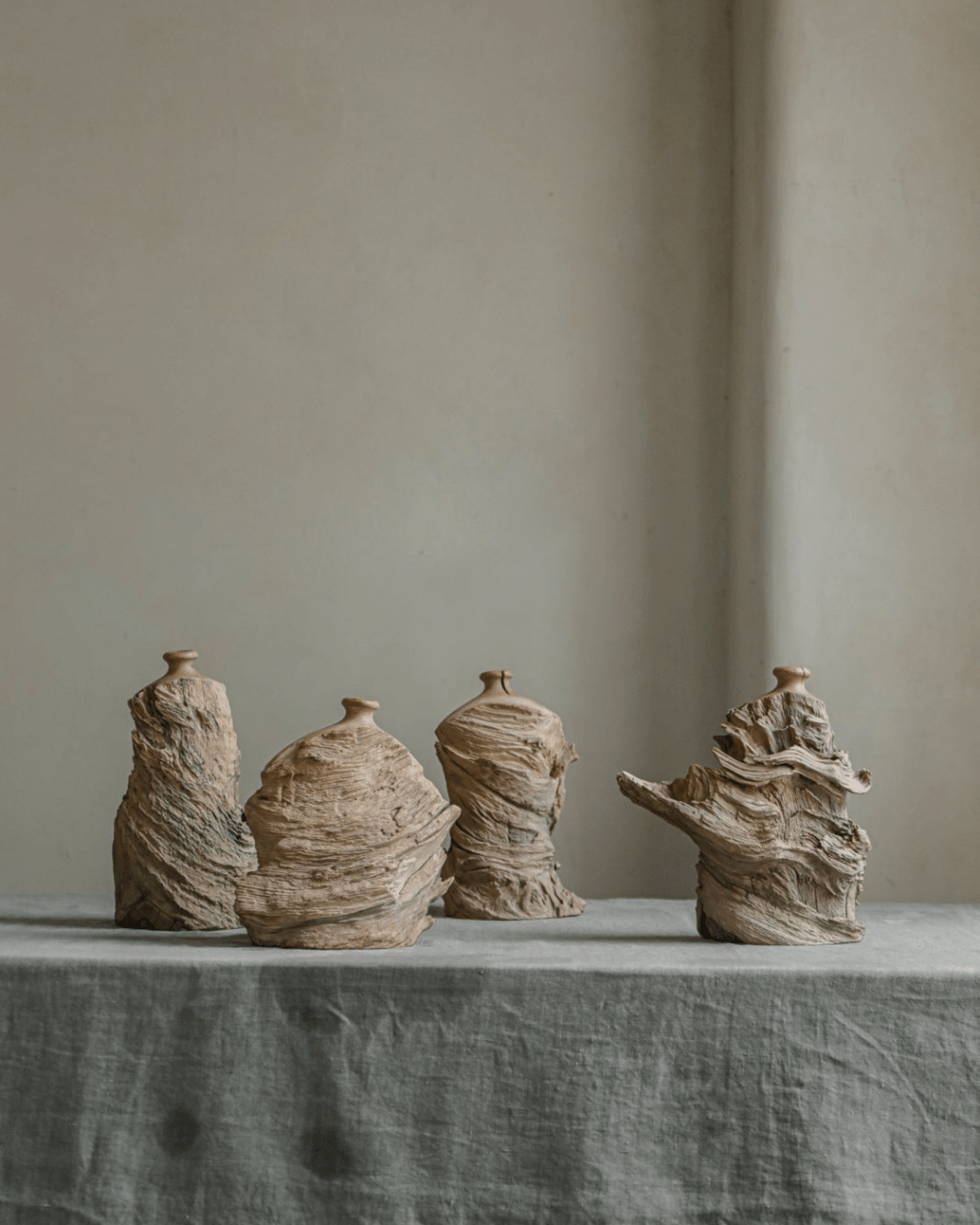 Vase ondulé